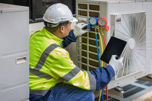 Professional Hvac technician working in Hogansville, GA